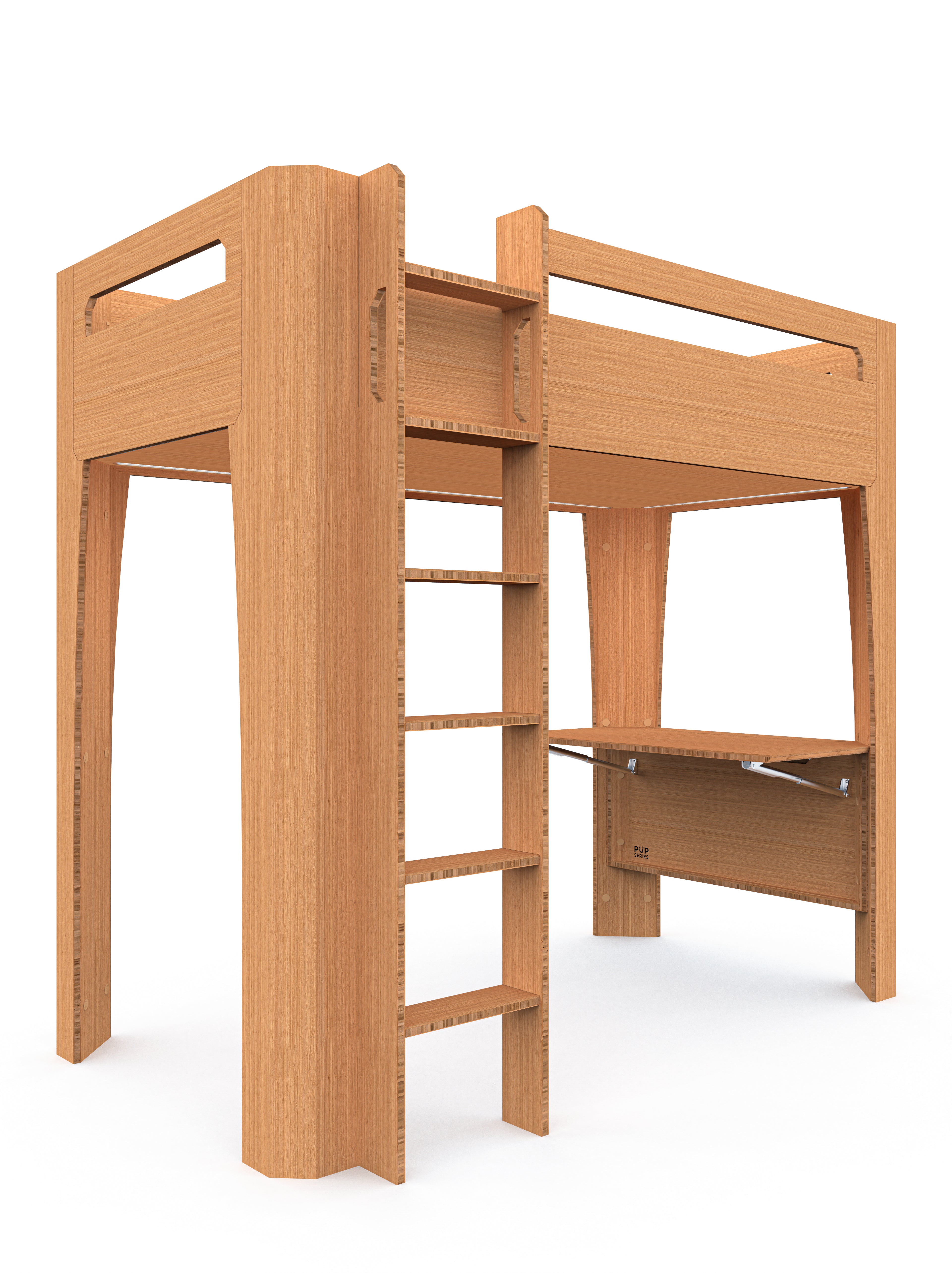 Pup Series | Children's Loft Bed | Scholar