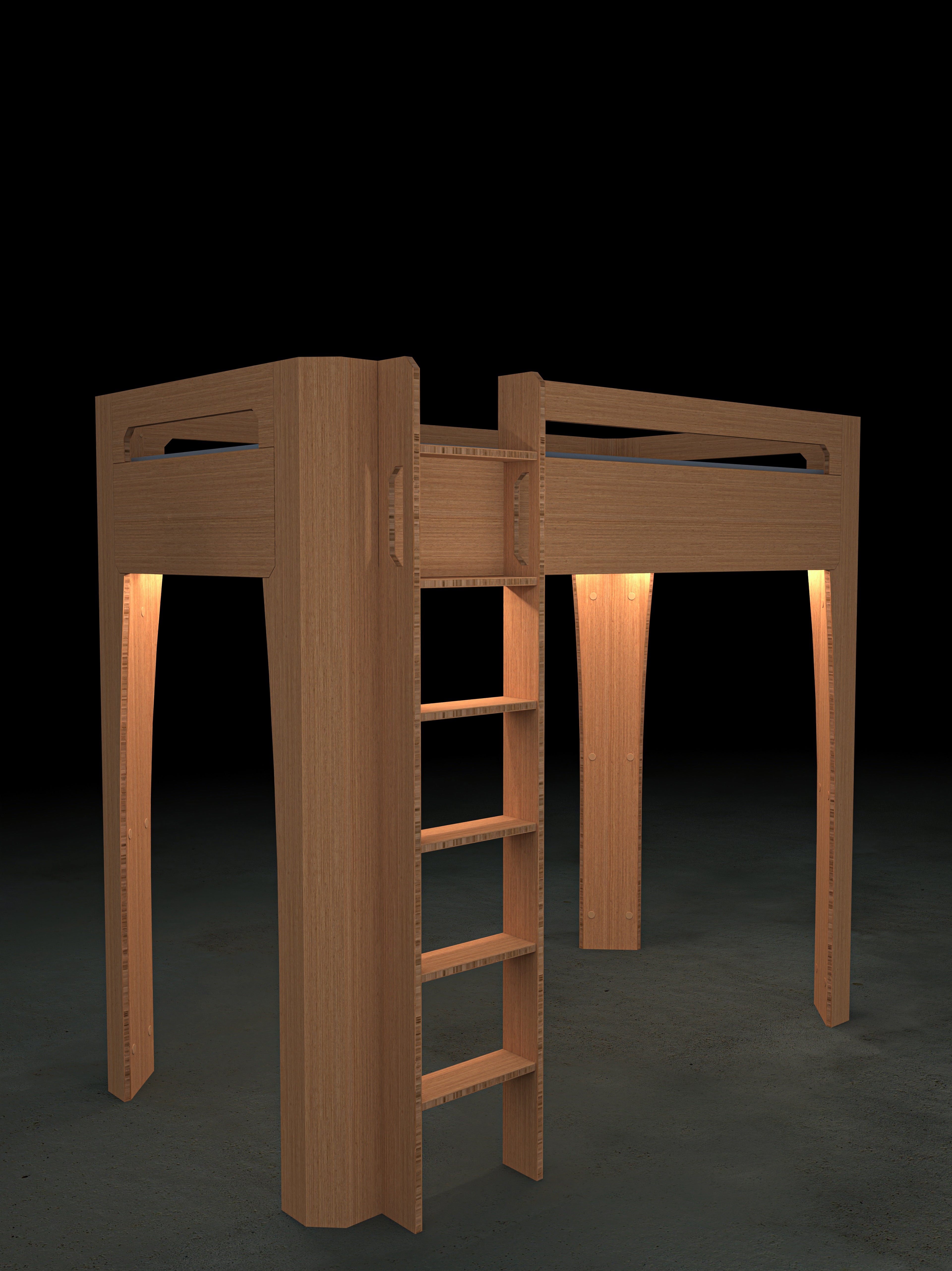 Pup Series | Children's Loft Bed | Essentials